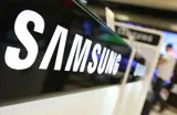 Picture of the Samsung-logo on a sign.