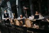 People sitting at a resturant outside