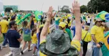 Picture from the demonstration s in Brazil against president Dilma Rousseff